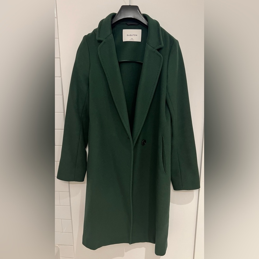 Aritzia Green Stedman Coat